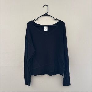 Aerie Offline Black Long Sleeve